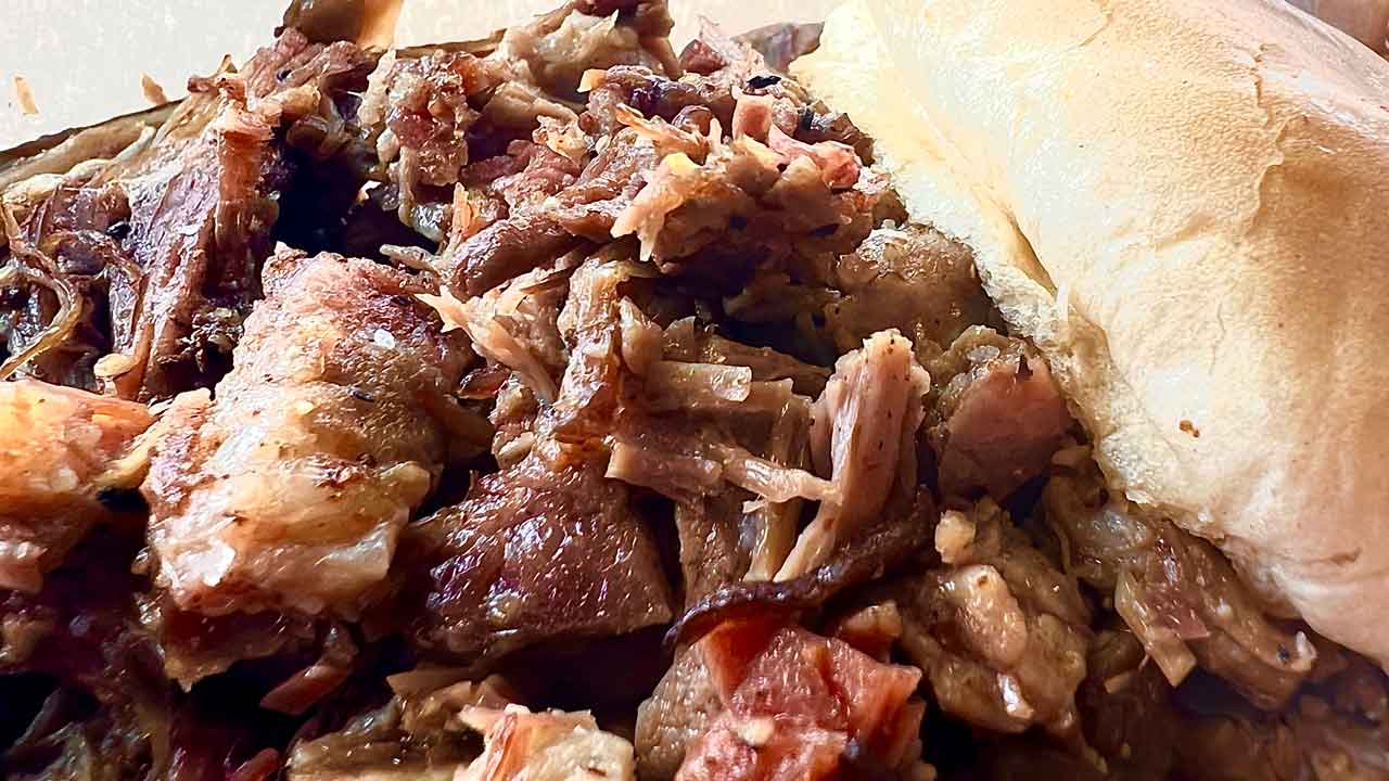 Pork's Done Brisket Sandwich